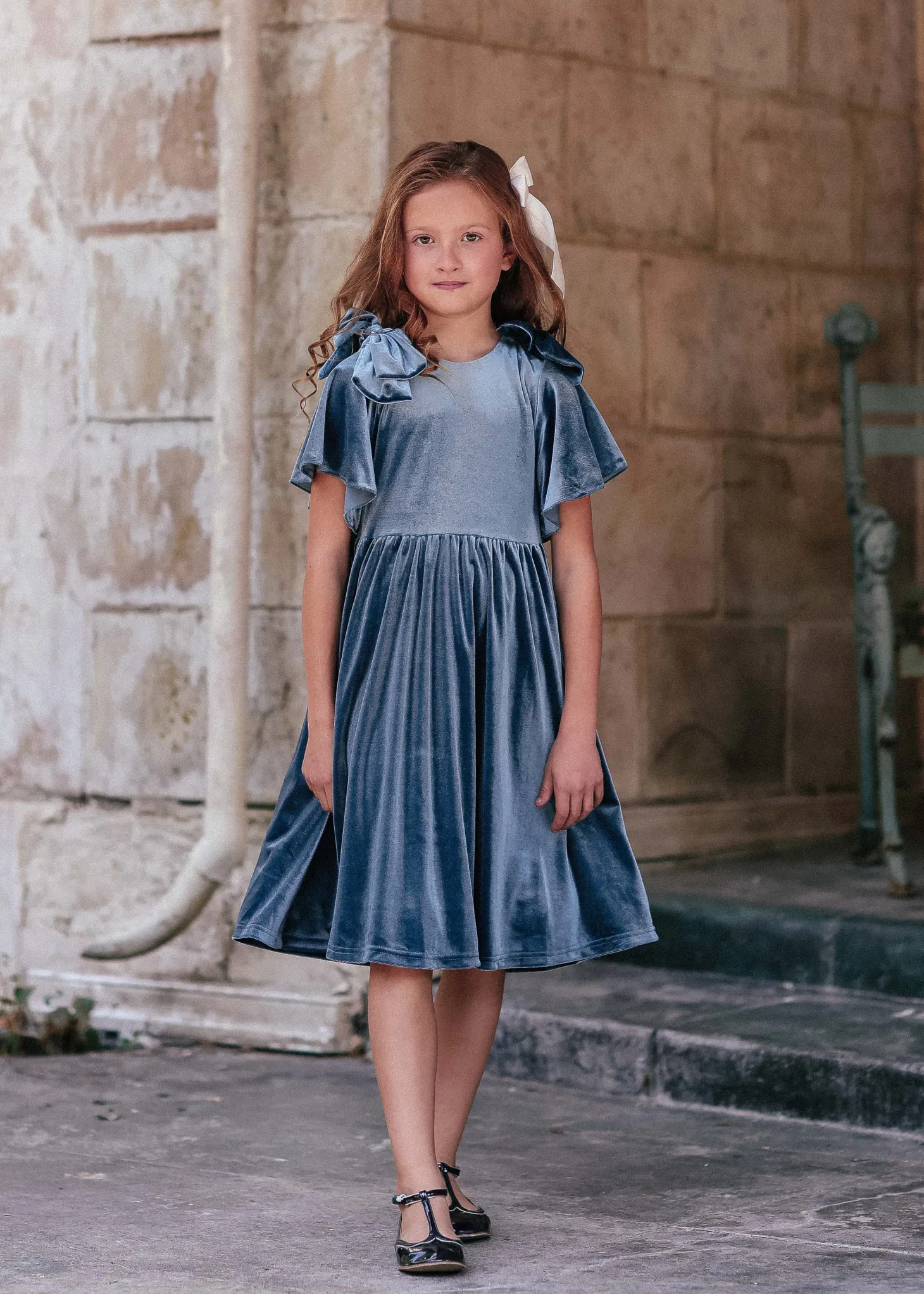 JessaKae Flower Girl Dresses*Sonnet Girls Dress Blue