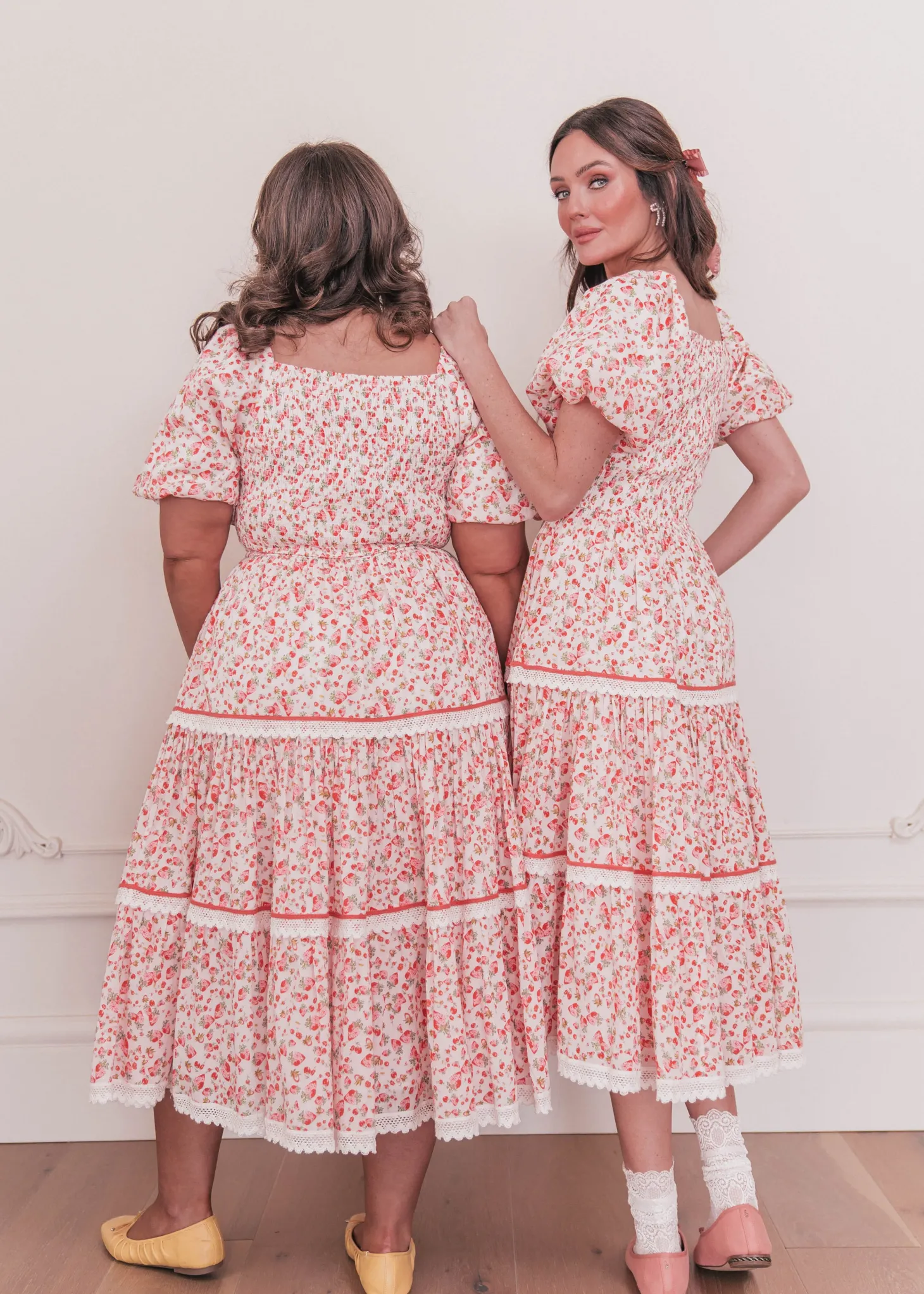 JessaKae Midi Dresses*Strawberry Shortcake Dress Pink