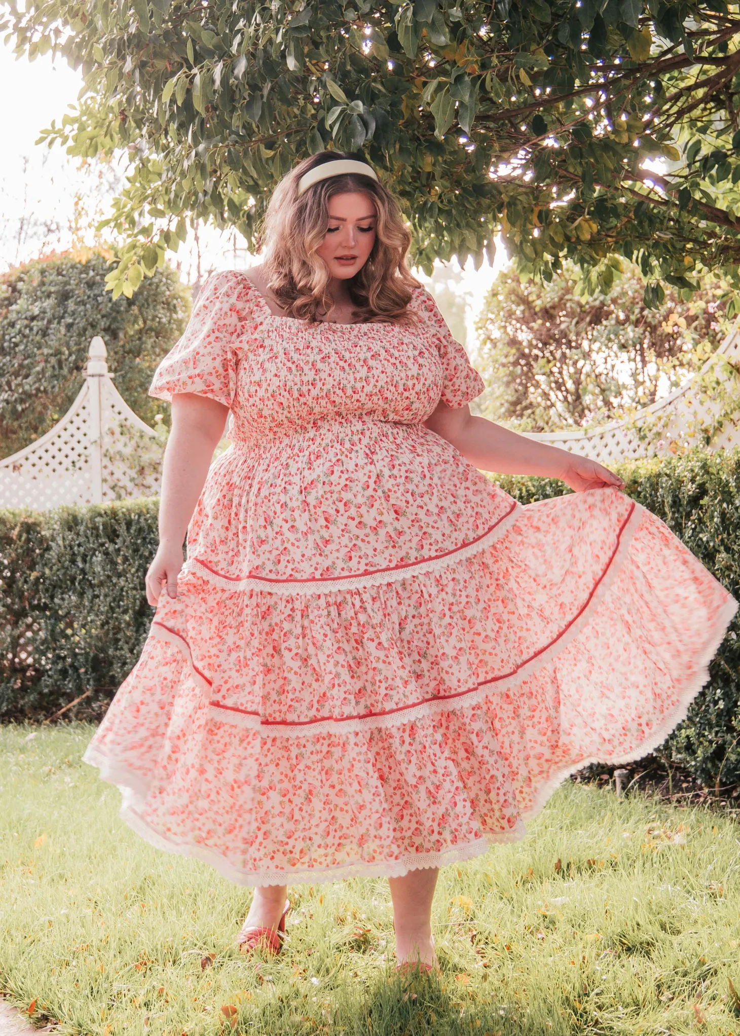 JessaKae Midi Dresses*Strawberry Shortcake Dress Pink
