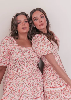 JessaKae Midi Dresses*Strawberry Shortcake Dress Pink