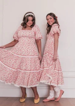 JessaKae Midi Dresses*Strawberry Shortcake Dress Pink