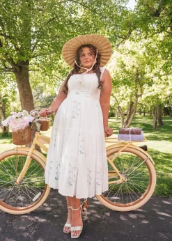 JessaKae Midi Dresses*Summer Meadow Dress WhiteMeadow