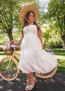 JessaKae Midi Dresses*Summer Meadow Dress WhiteMeadow