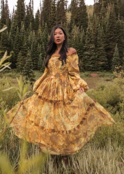 JessaKae Woodland Collection*Fields Dress Sunflower