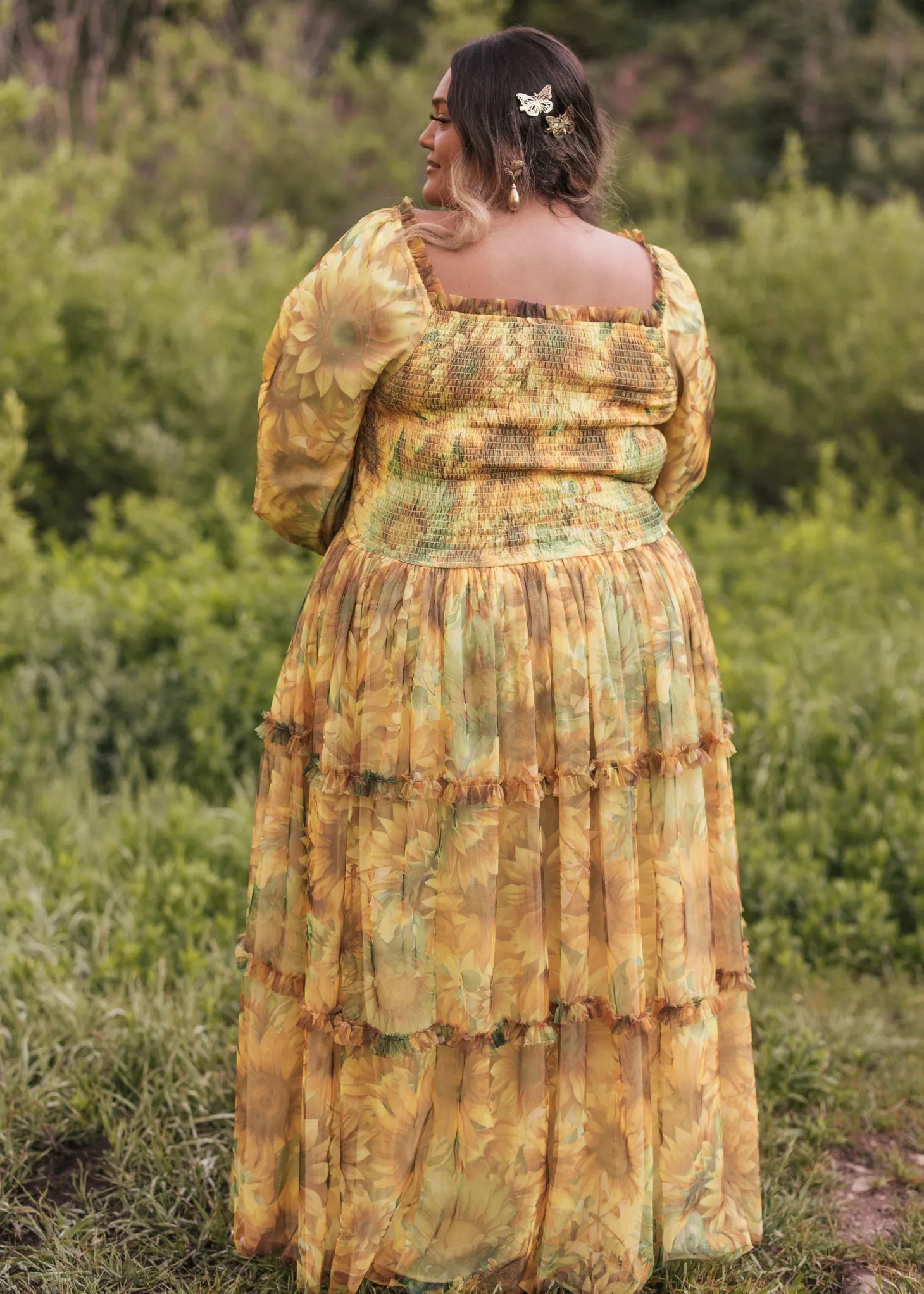 JessaKae Woodland Collection*Fields Dress Sunflower