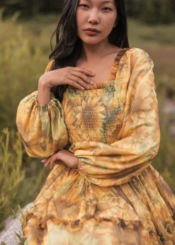 JessaKae Woodland Collection*Fields Dress Sunflower