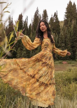 JessaKae Woodland Collection*Fields Dress Sunflower