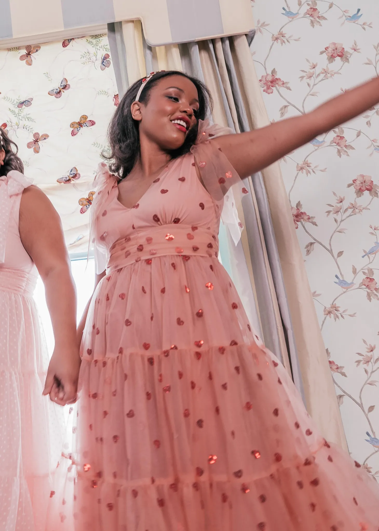 JessaKae Midi Dresses*Sweetheart Dress Pink