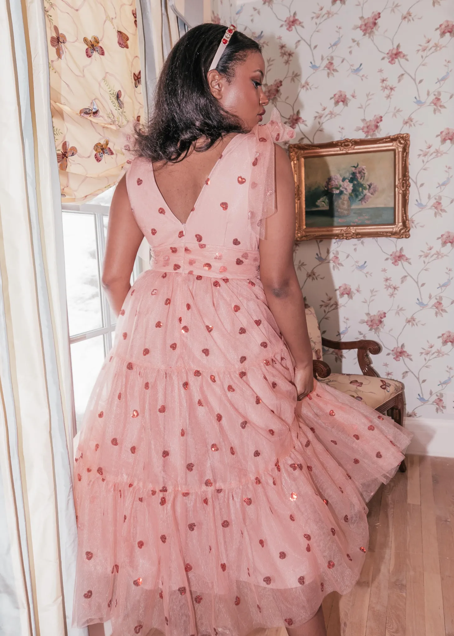 JessaKae Midi Dresses*Sweetheart Dress Pink