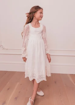 JessaKae Flower Girl Dresses*Tillie Girls Dress OffWhite