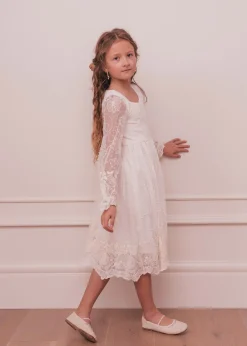 JessaKae Flower Girl Dresses*Tillie Girls Dress OffWhite