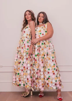 JessaKae Maxi Dresses*Tinsel Dress Multi