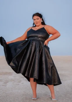 JessaKae Celestial Collection|Holiday Dresses*Twila Dress EclipseBlack