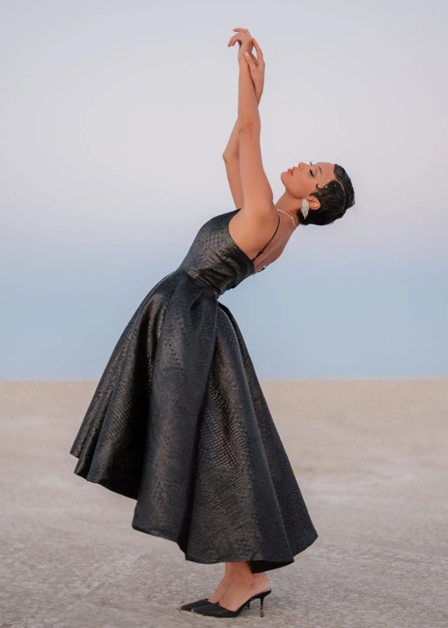 JessaKae Celestial Collection|Holiday Dresses*Twila Dress EclipseBlack