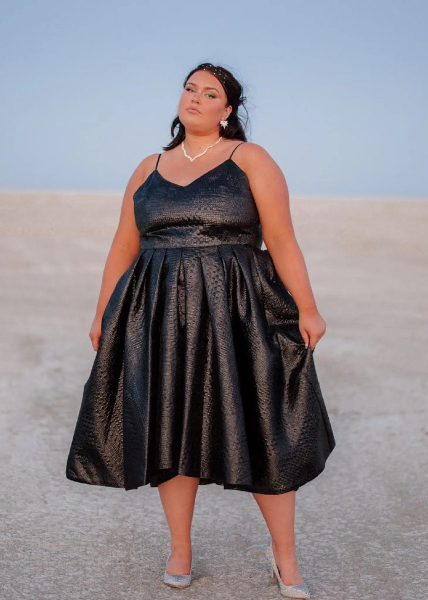 JessaKae Celestial Collection|Holiday Dresses*Twila Dress EclipseBlack