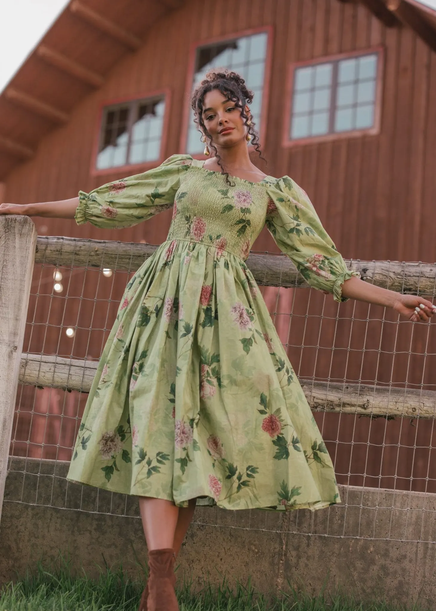 JessaKae Woodland Collection*Wren Dress SpringGarden