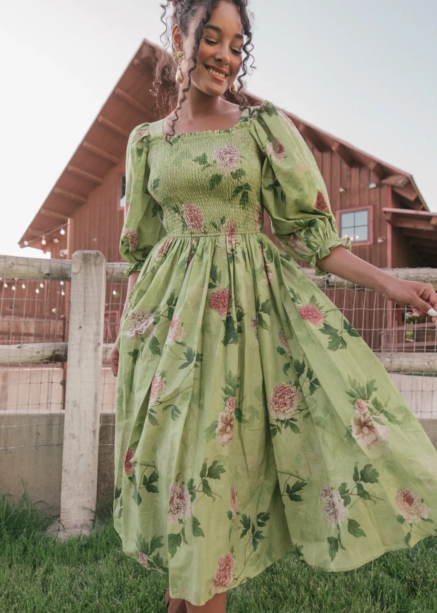 JessaKae Woodland Collection*Wren Dress SpringGarden